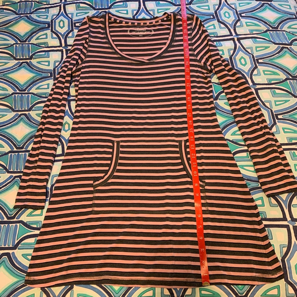 Soma Tunic, minidress, Pink, & Gray